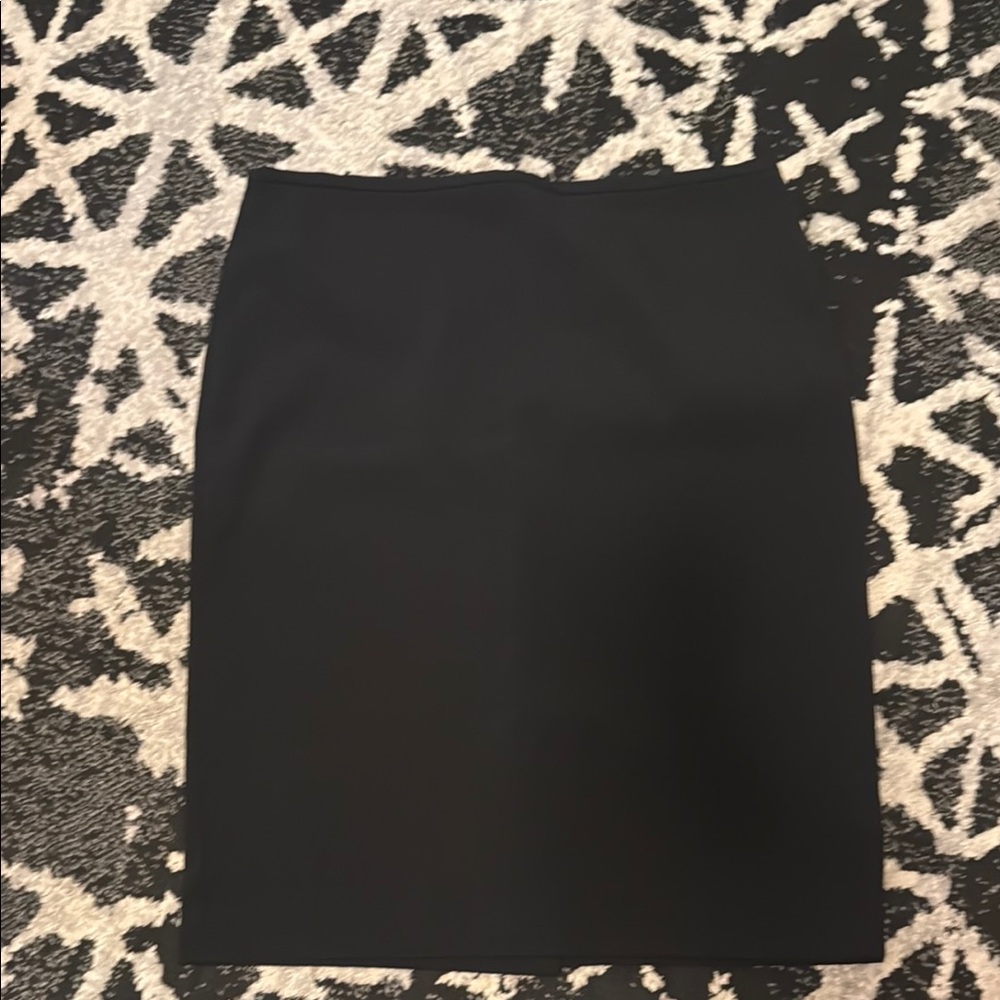 White House Black Market Black Midi Pencil Skirt for Work